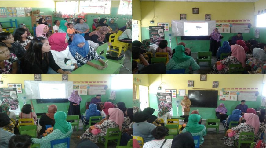 Marketing Kreatif SD Al Qur'an Al Hanif Melakukan Sosialisasi di TK Pertiwi Geneng Kecamatan Jombang
